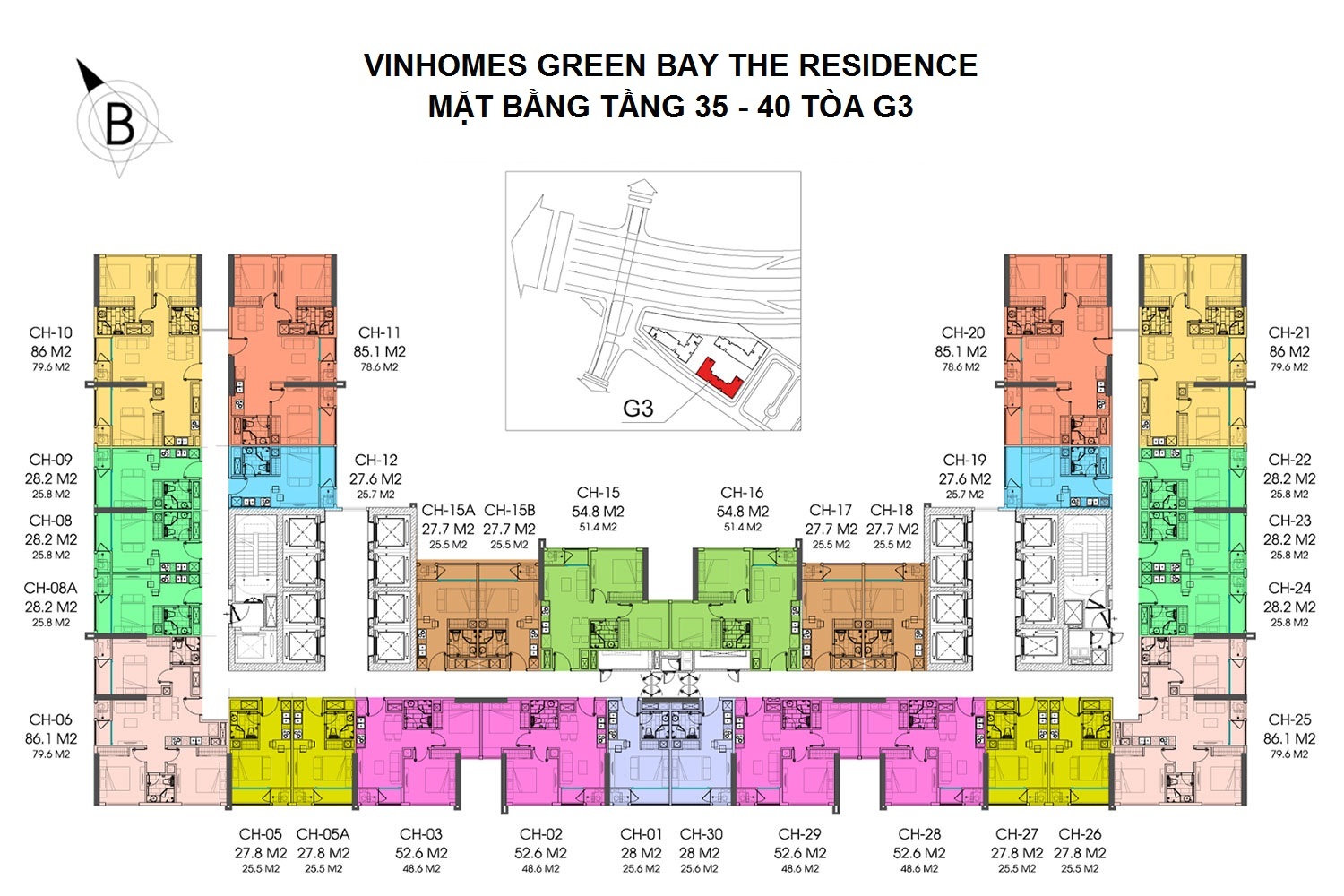 Thông tin đầu tư G3 Vinhomes Green Bay